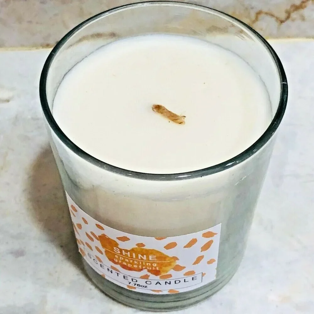 NIB Sparkling Grapefruit Candle SHINE 7.8‎ oz Jar Boxed NEW Home Office
